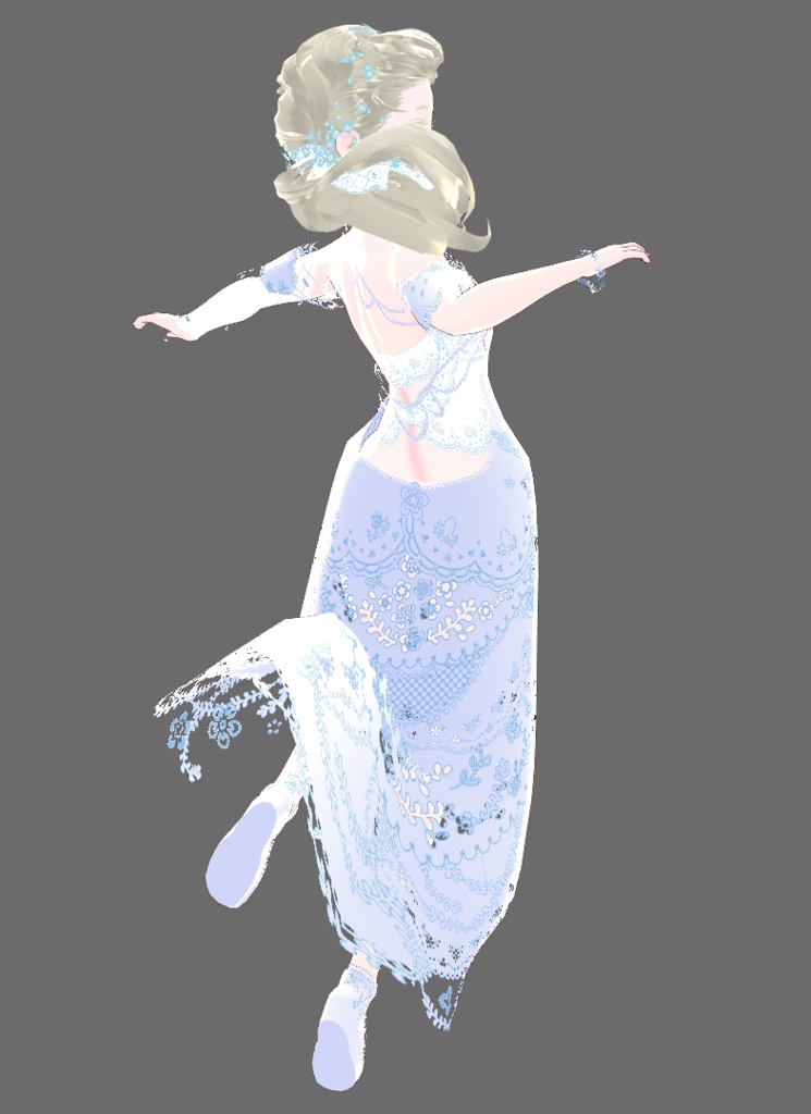 【Juwel03】一番可憐なカラーリング!白×ブルー【商用可】