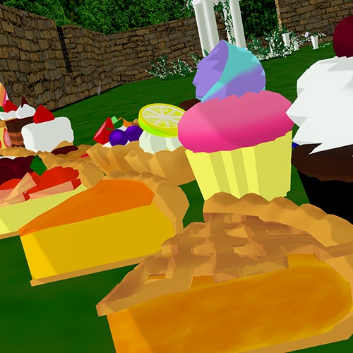 【CC0素材】【Blender】大きなお菓子【FBX】【VCI】