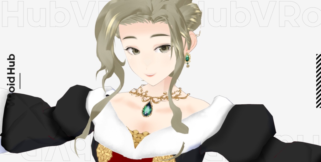 【Ma Reine(マリーヌ)】Vroidファイル+VRMファイル