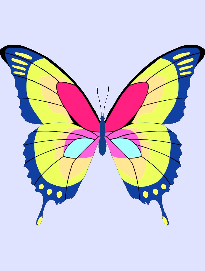 羽ばたく蝶-Flapping butterfly wings-【3D】