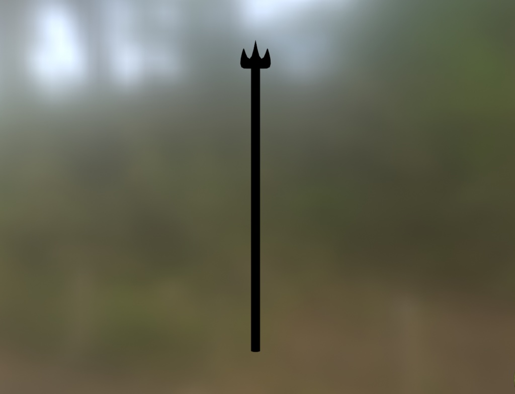 アクマちゃんの色が変わる槍 -Akuma-chan's color-changing spear-