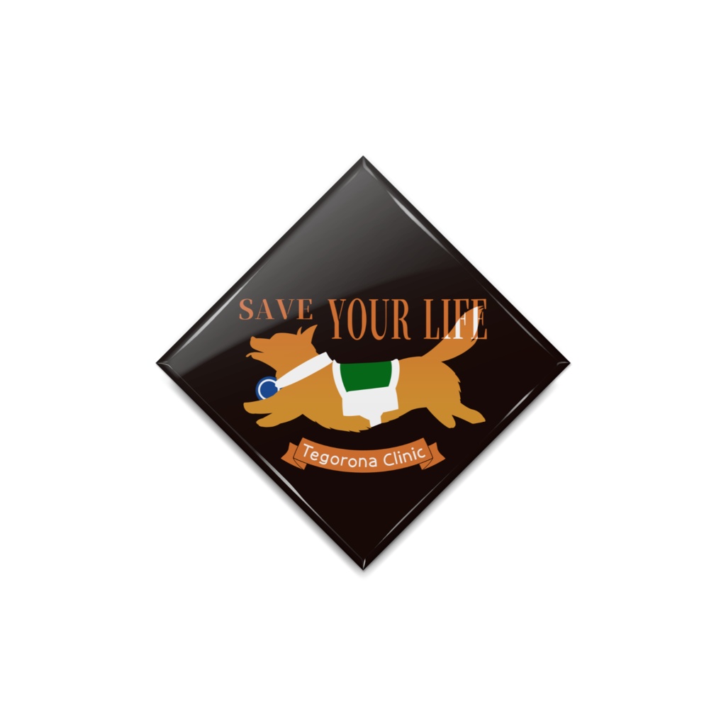 缶バッジ/キオン号 SAVE YOUR LIFE