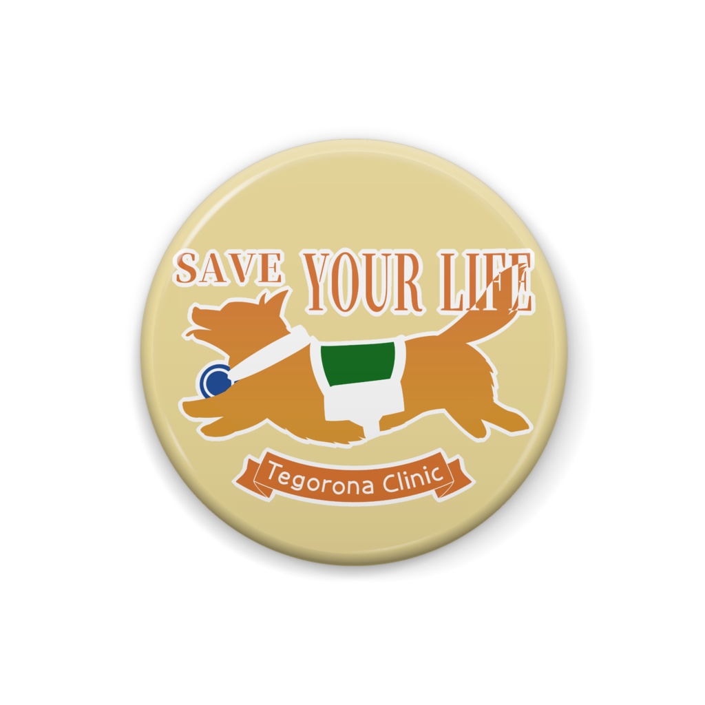 缶バッジ/キオン号 SAVE YOUR LIFE