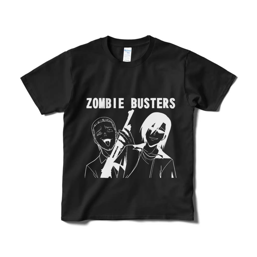 Tシャツ黒「ゾンビバスターズ」