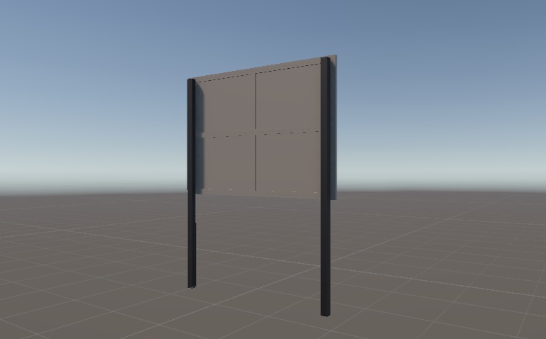 【VRchat想定】野立て看板(1)