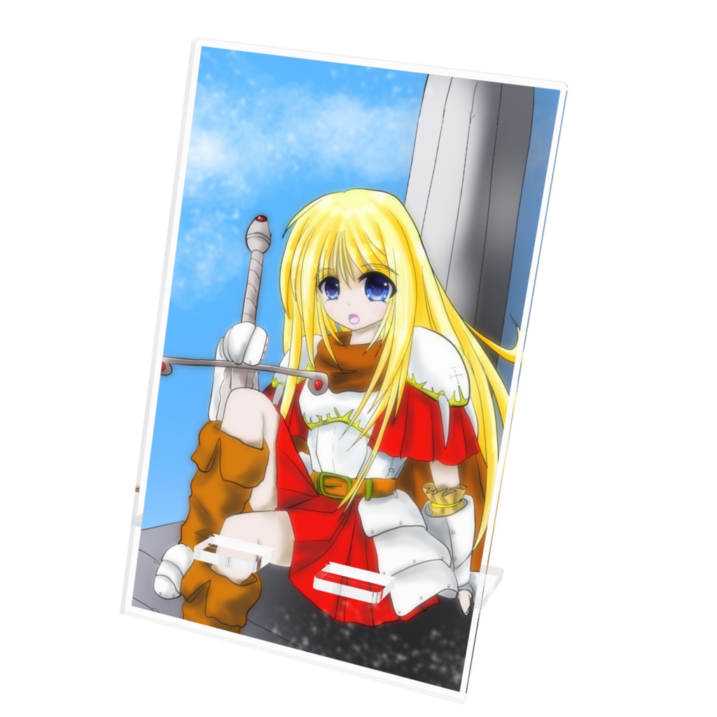 剣士ちゃんのアクリルスマホスタンド