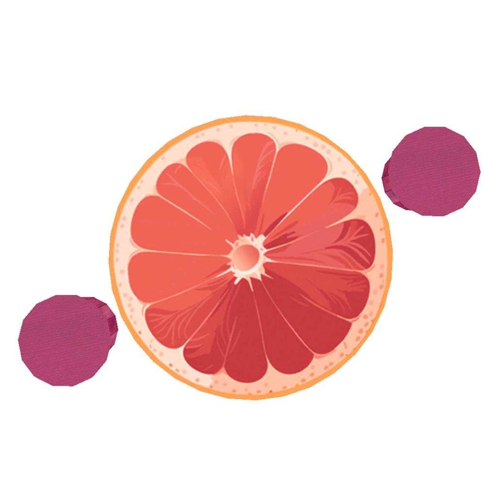 ピンクグレープフルーツの円卓