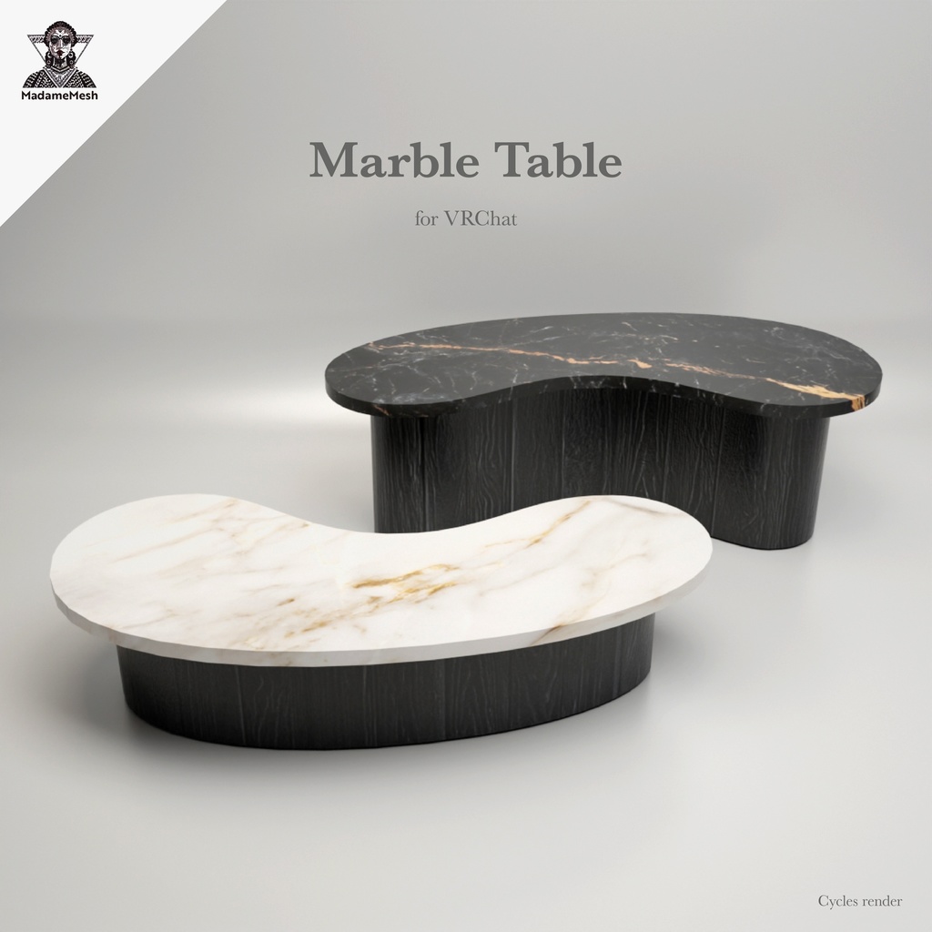 大理石のテーブル_MarbleTable
