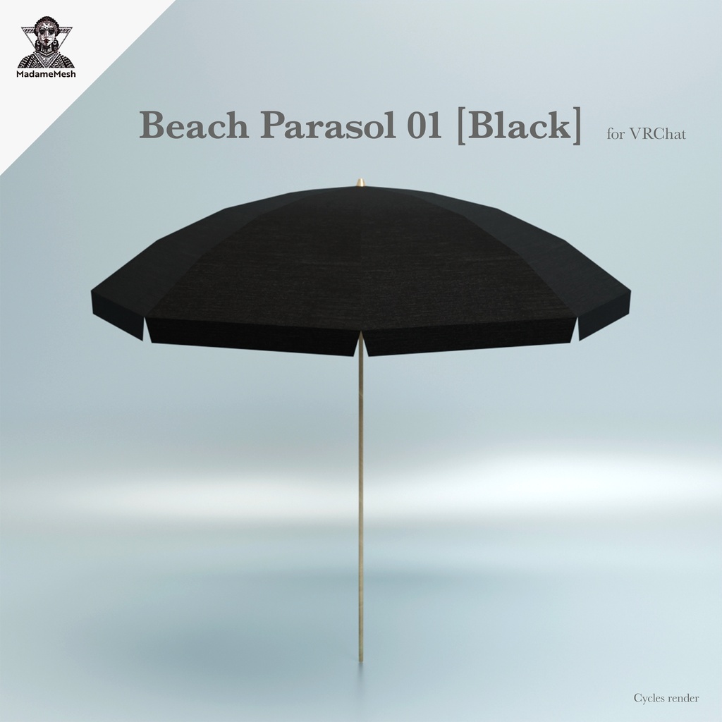 Beach Parasol 01 [Black]