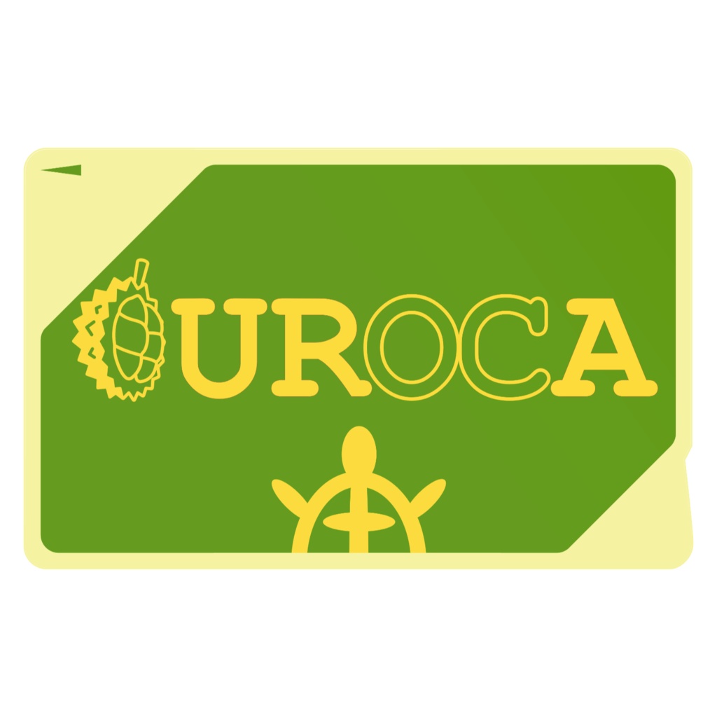 貼ってもドリアン臭くないICカードステッカー (2枚1セット)