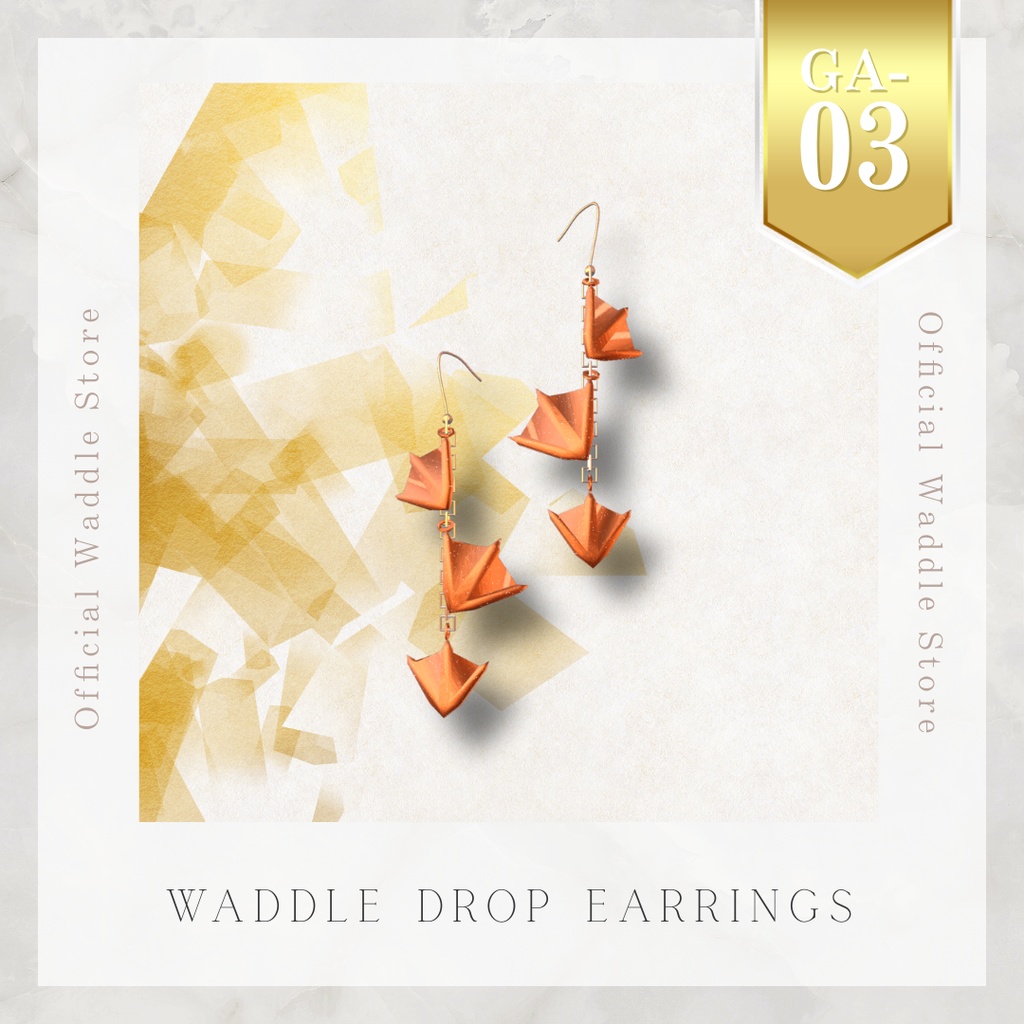 【汎用】Waddle Drop Earrings [GA-03] 