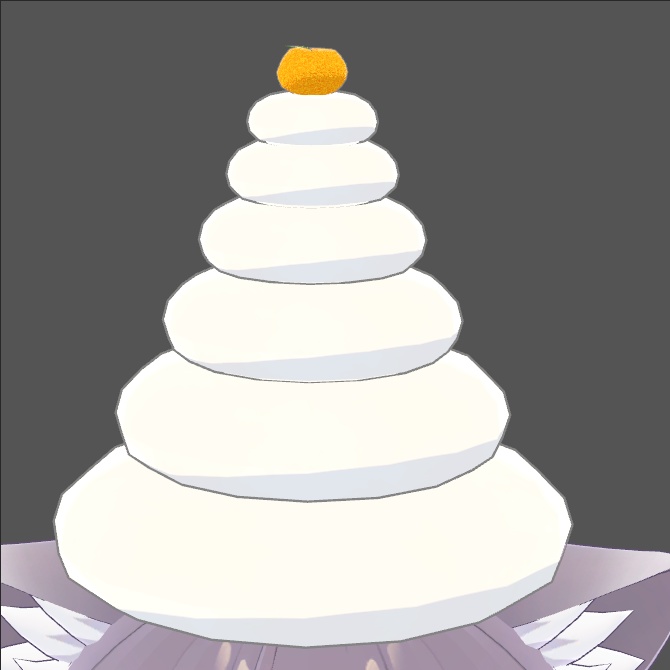 かがみもち(VRChatアバター想定)