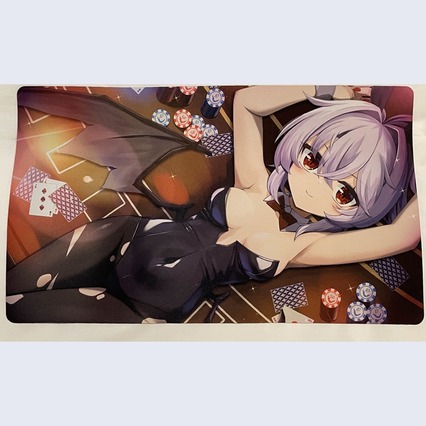 【受注販売10/29まで】布ラバー製プレイマット【秋季例大祭12バニーレミリア】