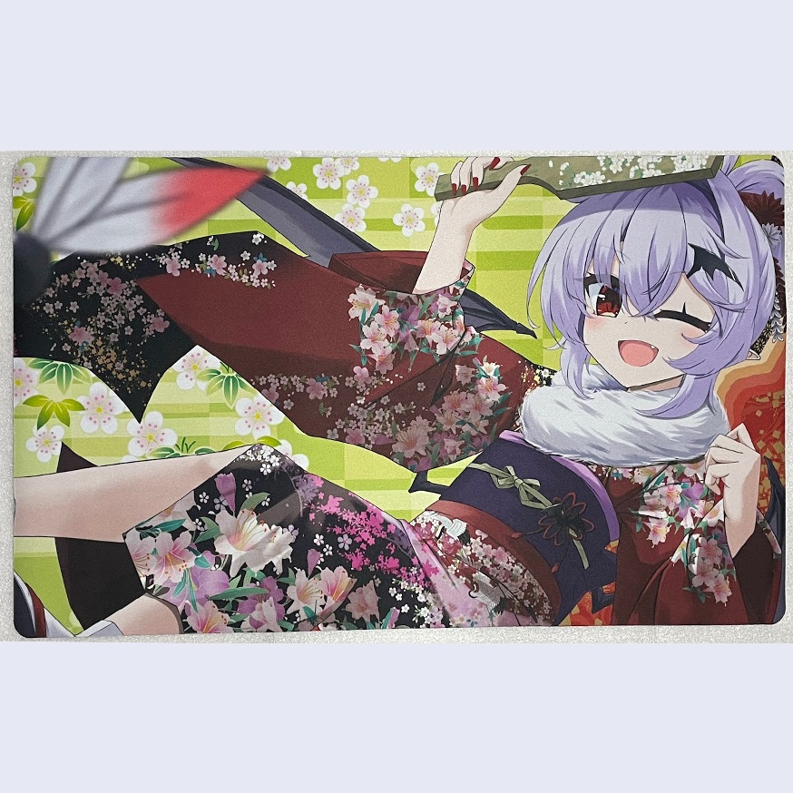 【受注販売1/17まで】布ラバー製プレイマット【C107振袖レミリア】