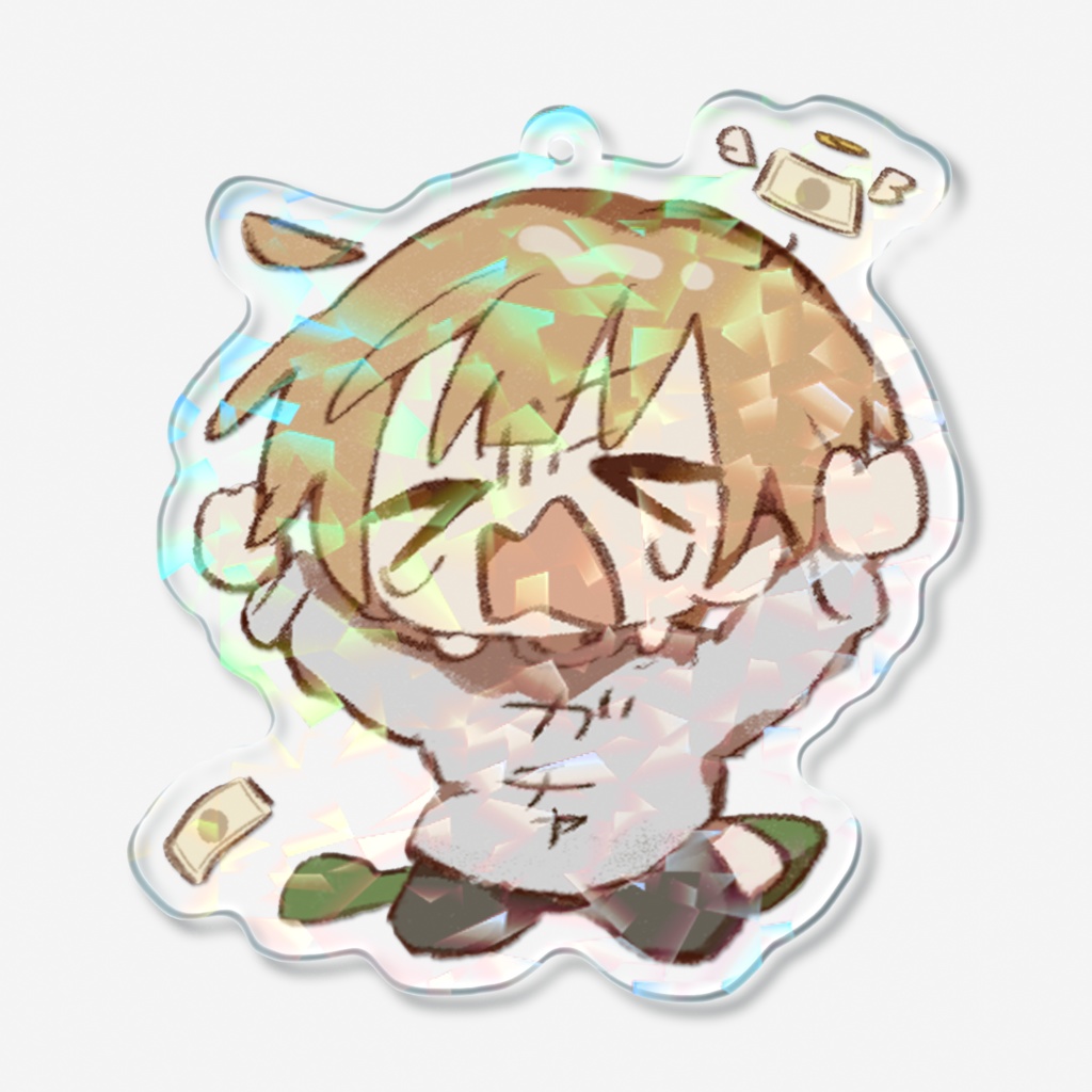 ホログラムガチャ敗北アクキー