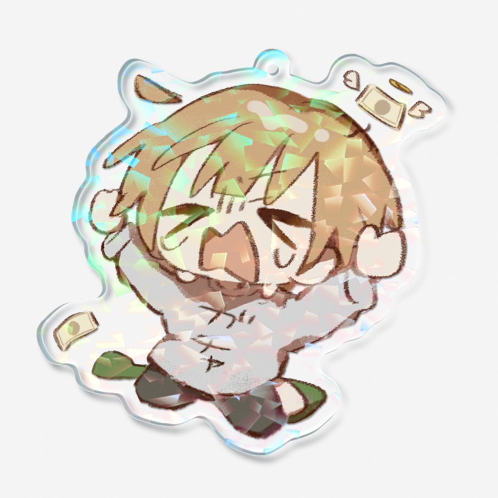 ホログラムガチャ敗北アクキー