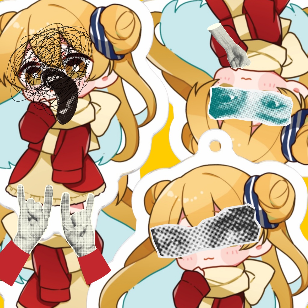 兎遊ほしくず アクキー（冬服ver.）