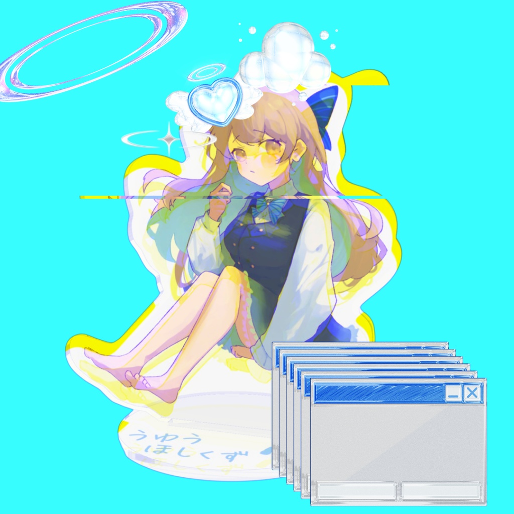 兎遊ほしくず アクリルスタンド（裸足ver.）