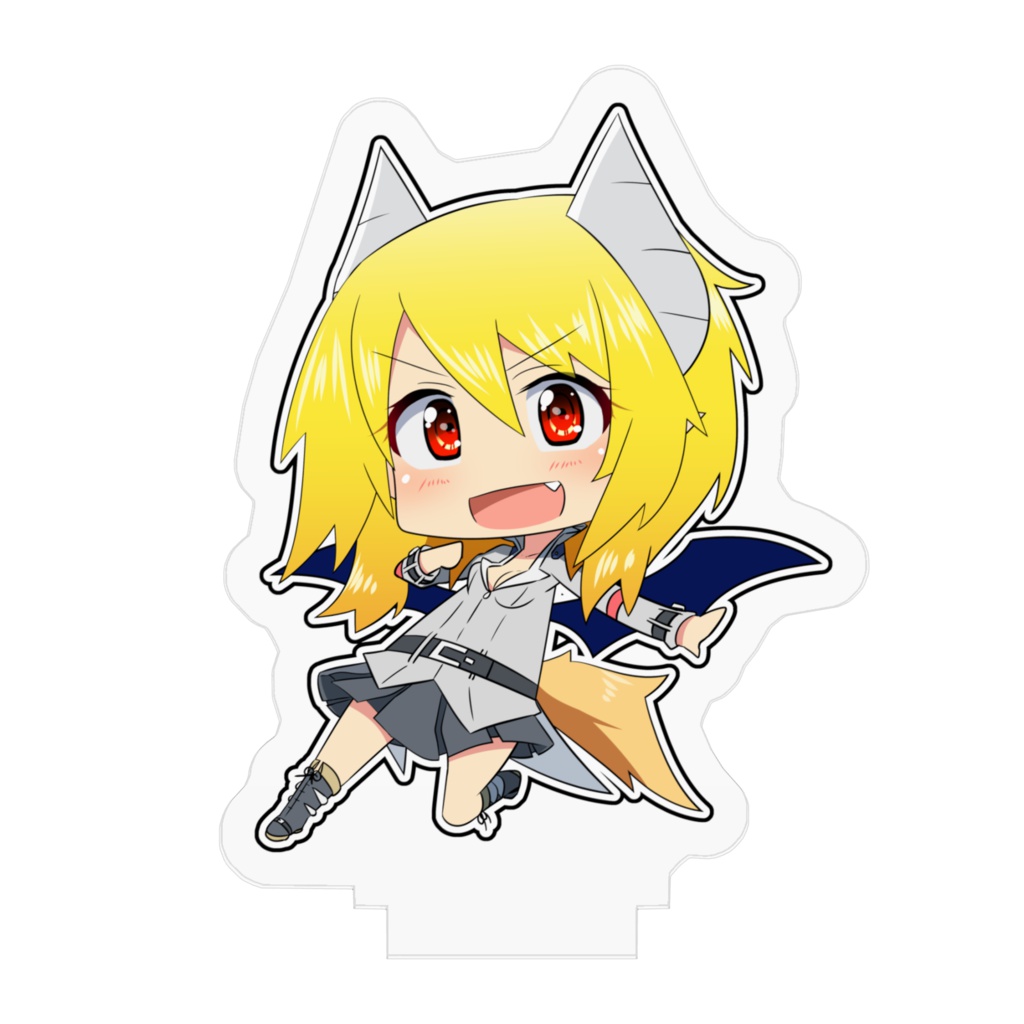 悪魔の狐 妖狐 アクリルフィギア