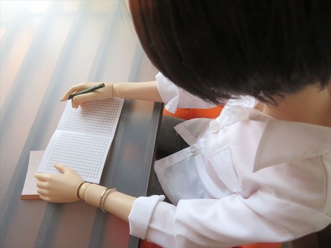 小物)方眼ノート