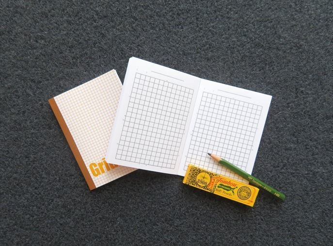 小物）方眼ノート
