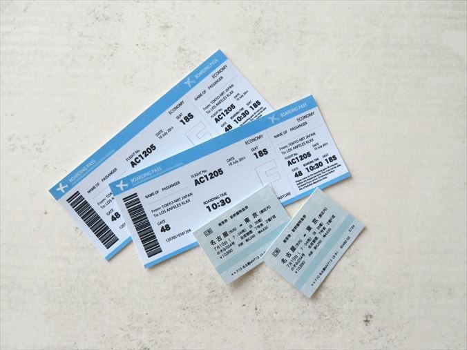 1/3サイズのちいさな切符