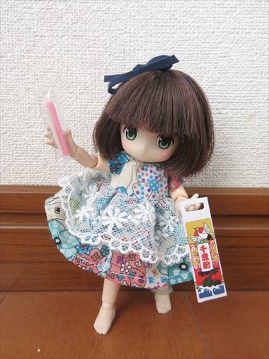 小物)1/12サイズ 千歳飴