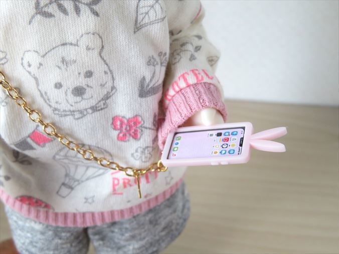 小物)うさうさケータイ ストラップセット(1/6サイズ)