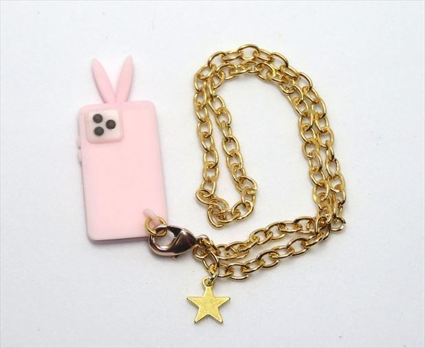 小物)うさうさケータイ ストラップセット(1/6サイズ)