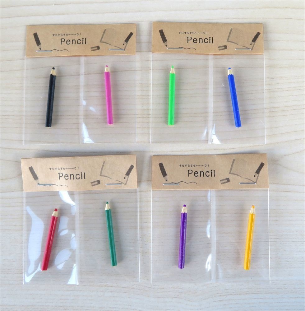 小物)色鉛筆(1/4サイズ)