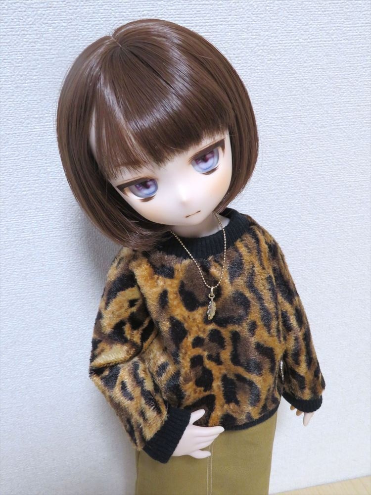 【MDDサイズ】ヒョウ柄パーカー