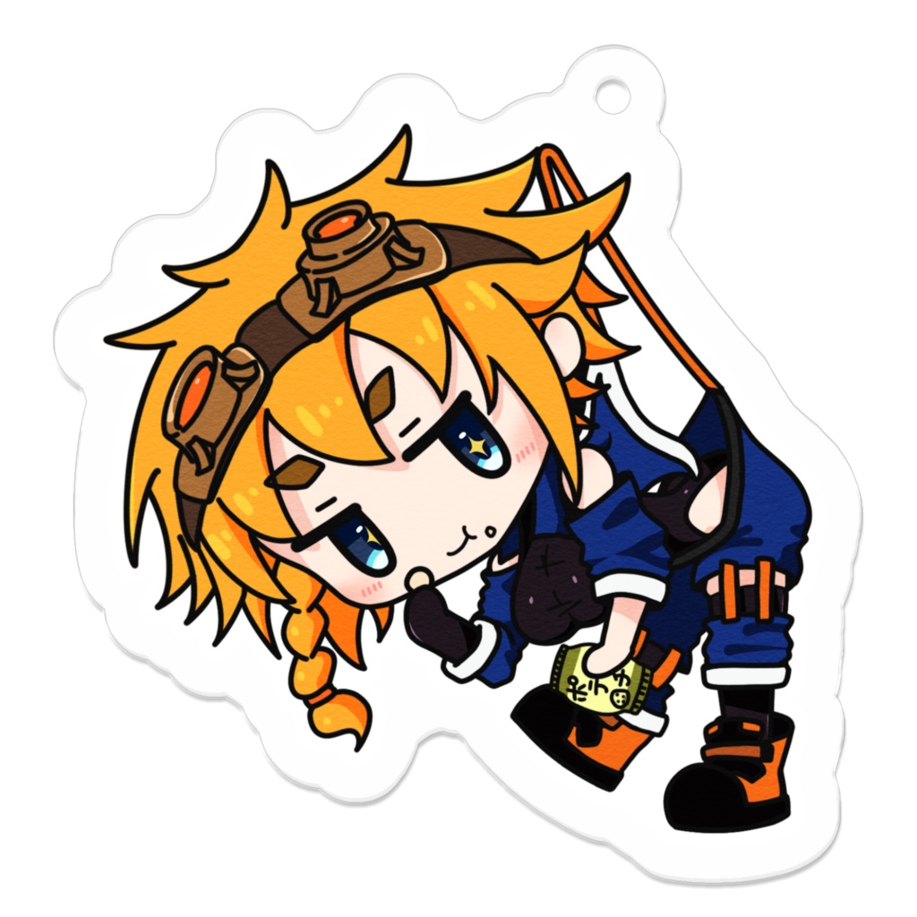 きさまがさつきをつまんでいるとき、さつきもまたつまんでいる。アクリルキーホルダー