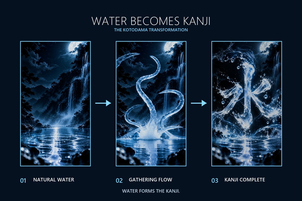 水-MIZU|水が漢字になるライブ壁紙・静止画壁紙