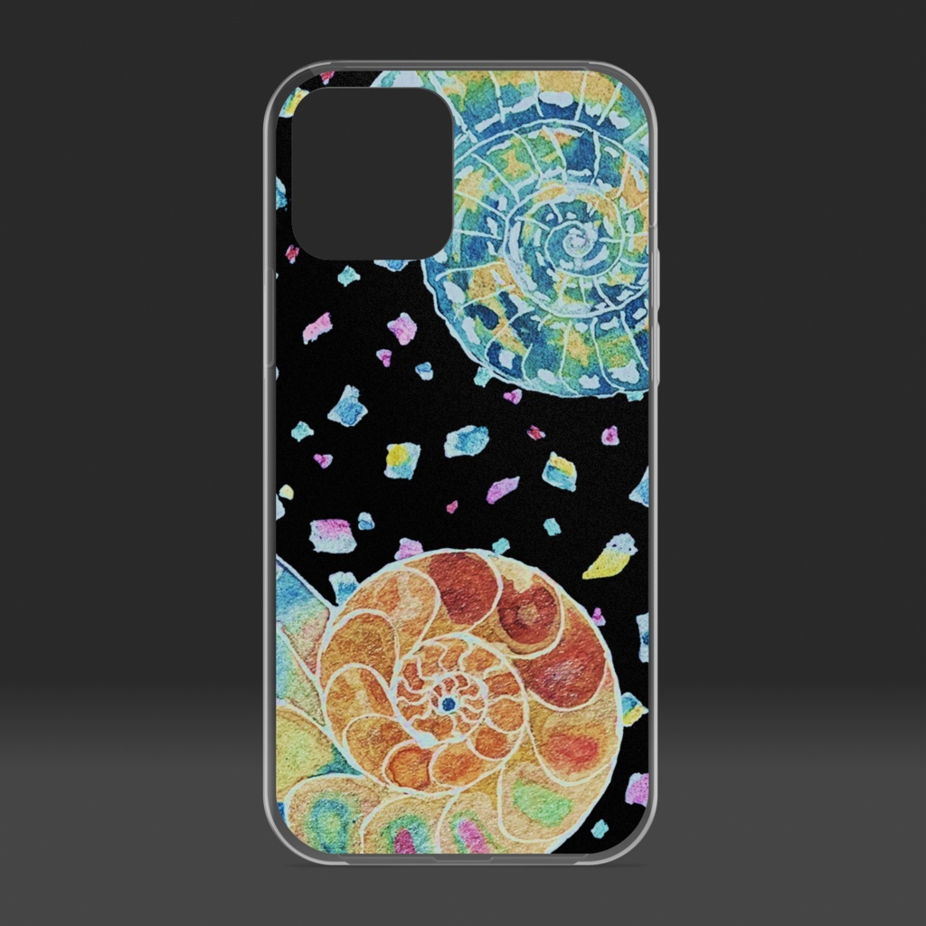 アンモナイトの化石iPhone12/12Proケース