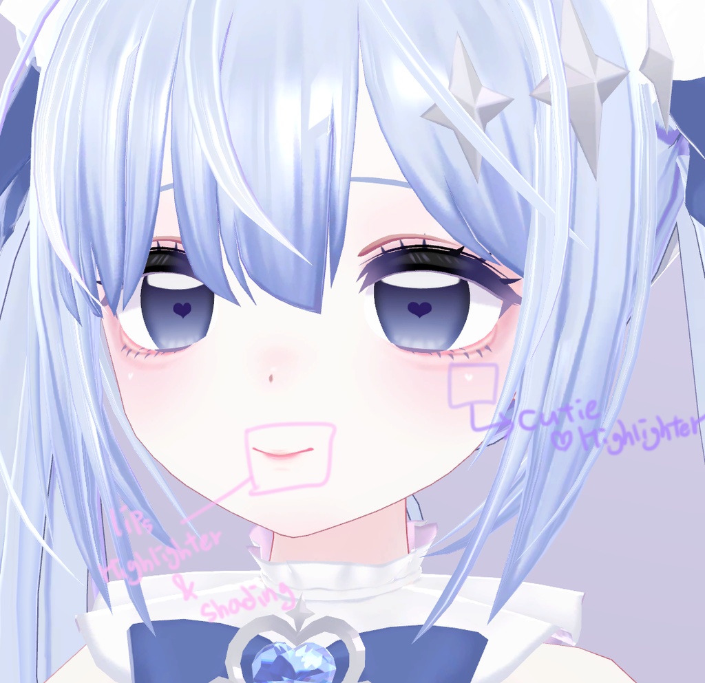 【Ciel / シエル】❤︎地雷系メイク&目テクスチャー❤︎ Super Jirai makeup&eye texture