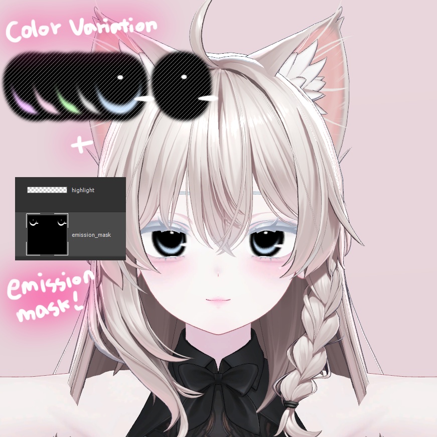 【Sinano / しなの】❤︎ichigo milk makeup+body&eye texture❤︎いちごミルクメイクテクスチャー❤︎