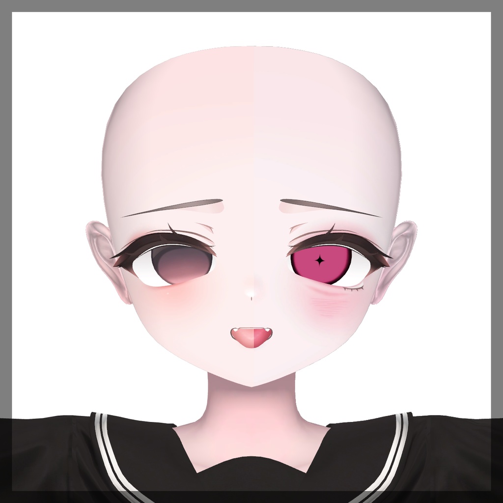 【輝夜/ Kaguya対応】Jirai JK Makeup Texture