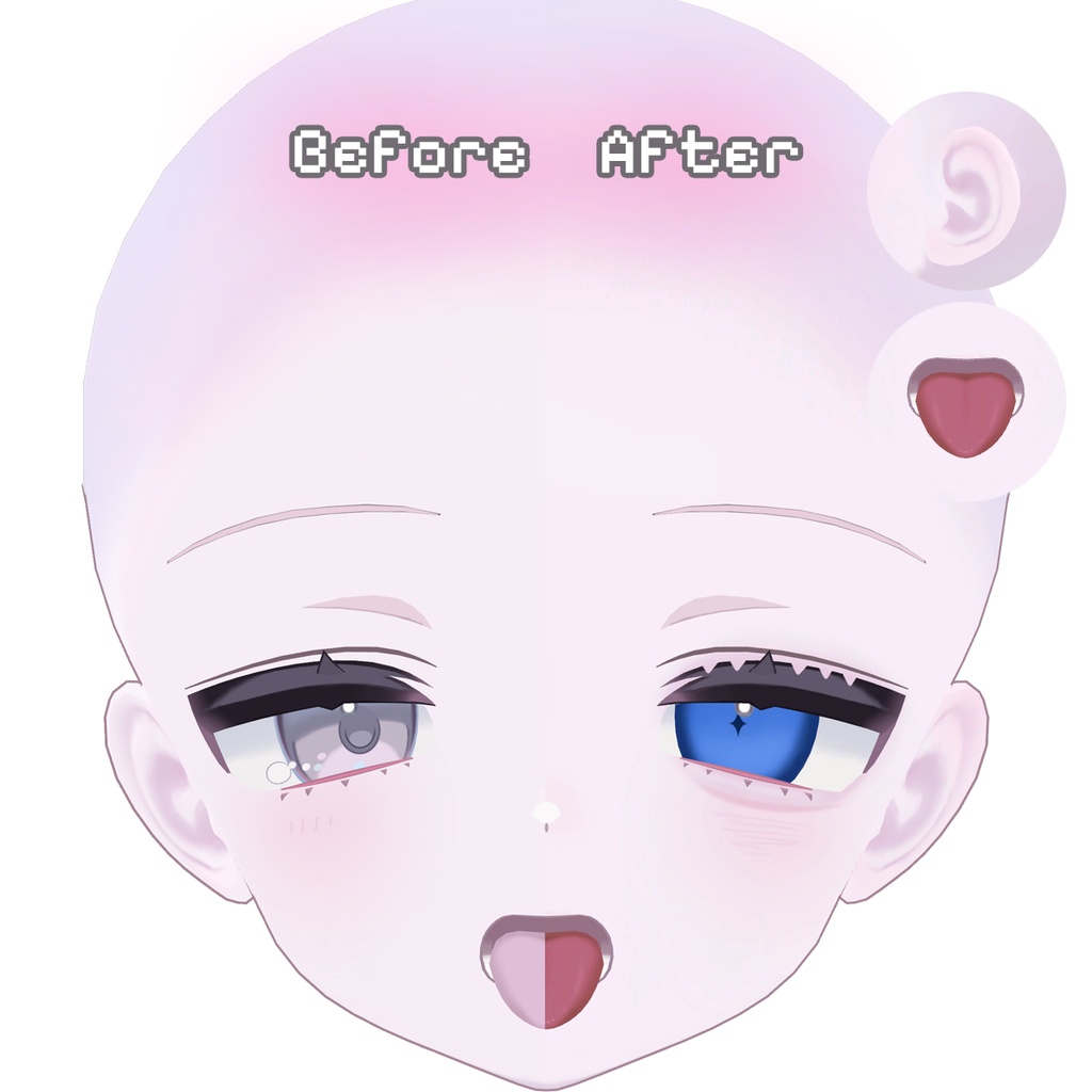 【うらら /Urara対応】Jirai Eye&Makeup Texture