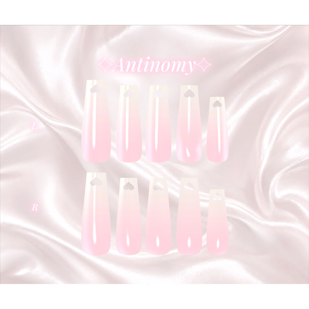SALE‼️【うらら /Urara対応】Heart♡Punch Nail