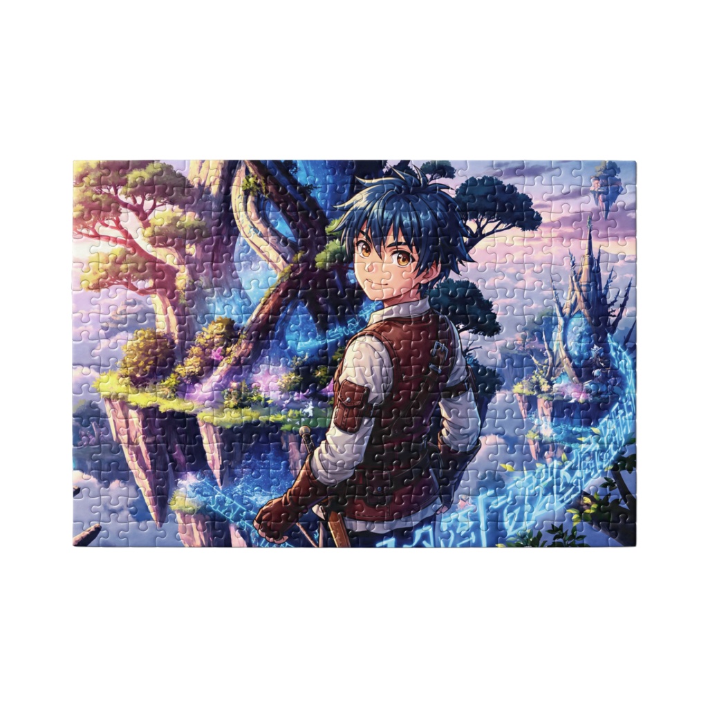 【パズル】少年冒険者と浮遊石の島