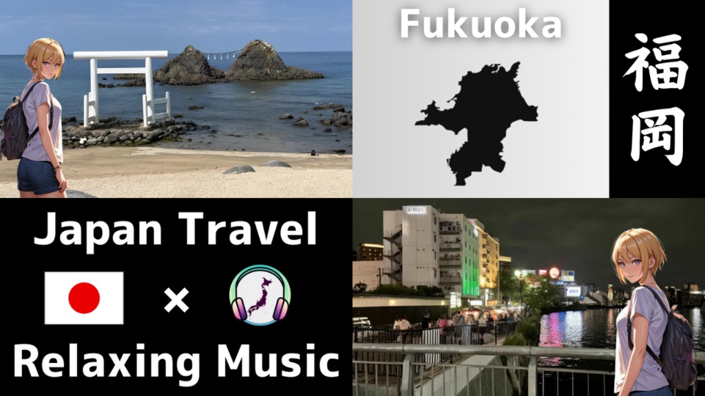 【福岡旅行】🌿癒しのリラックス音楽 | Japan Travel × Relaxing Music🎶