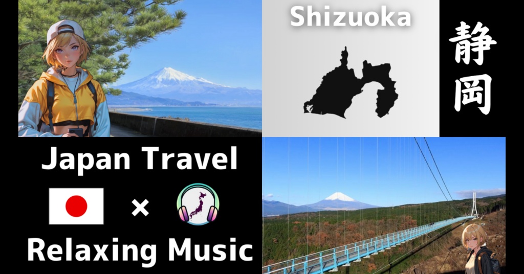 【静岡旅行】🌿癒しのリラックス音楽 | Japan Travel × Relaxing Music🎶