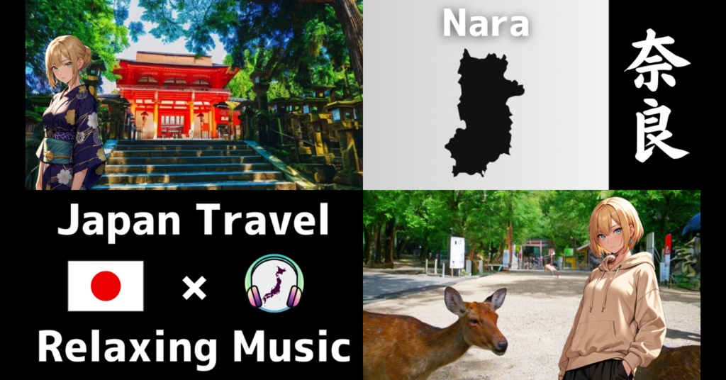 【奈良旅行】🌿癒しのリラックス音楽 | Japan Travel × Relaxing Music🎶