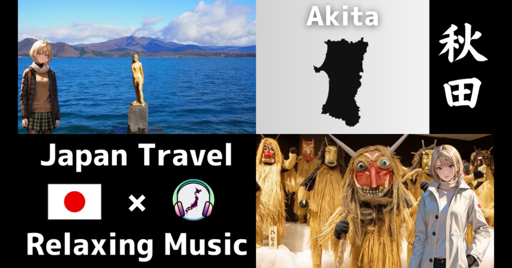 【秋田旅行】🌿癒しのリラックス音楽 | Japan Travel × Relaxing Music🎶