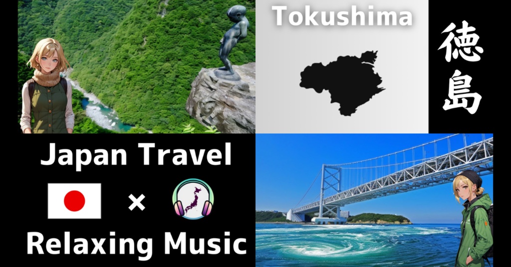 【徳島旅行】🌿癒しのリラックス音楽 | Japan Travel × Relaxing Music🎶