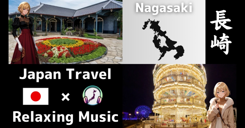 【長崎旅行】🌿癒しのリラックス音楽 | Japan Travel × Relaxing Music🎶