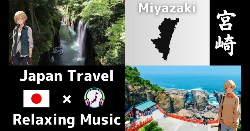 【宮崎旅行】🌿癒しのリラックス音楽 | Japan Travel × Relaxing Music🎶