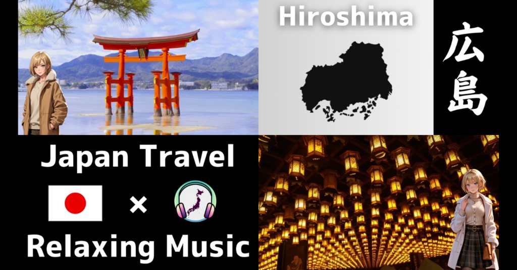 【広島旅行】🌿癒しのリラックス音楽 | Japan Travel × Relaxing Music🎶