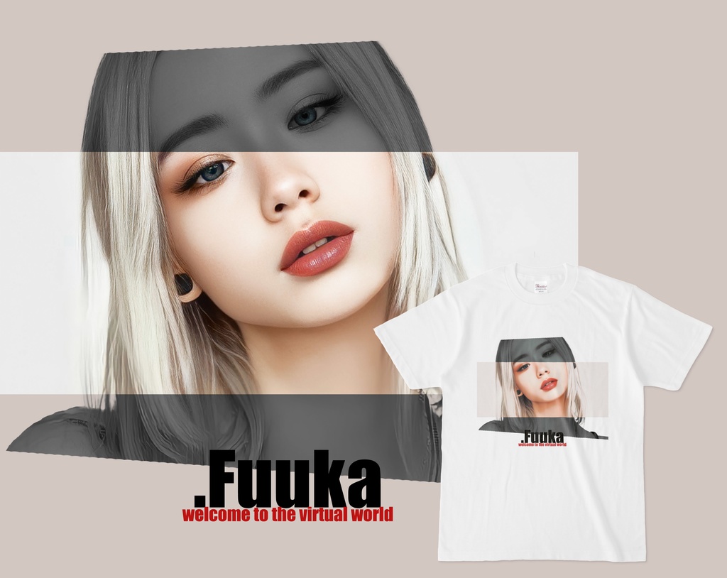 オリジナルデザインTシャツ ".Fuuka-Cool2023"   フロントプリント版