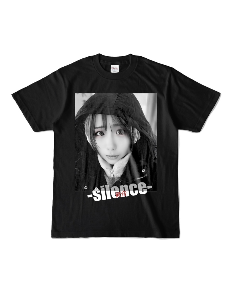オリジナルデザインTシャツ”無音-silence-”BK